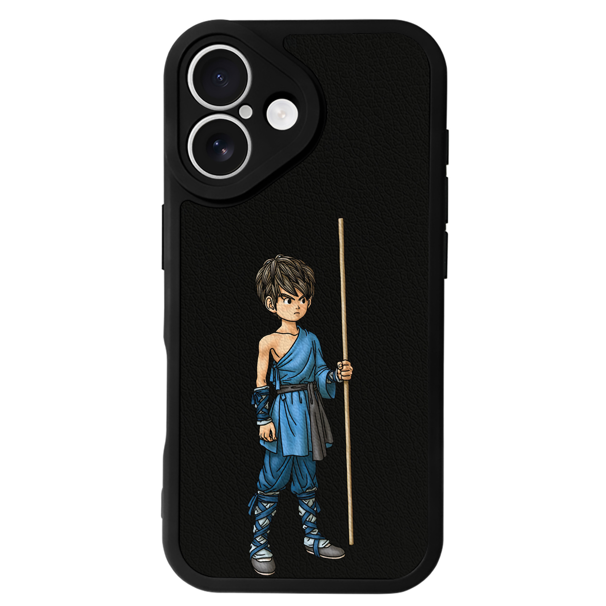 （画像用） ドラゴンクエスト Doragon Kuesuto Dragon Quest 【iPhone 16シリーズ対応】シリコンスマホケース（レザー調） 材質：シリコン